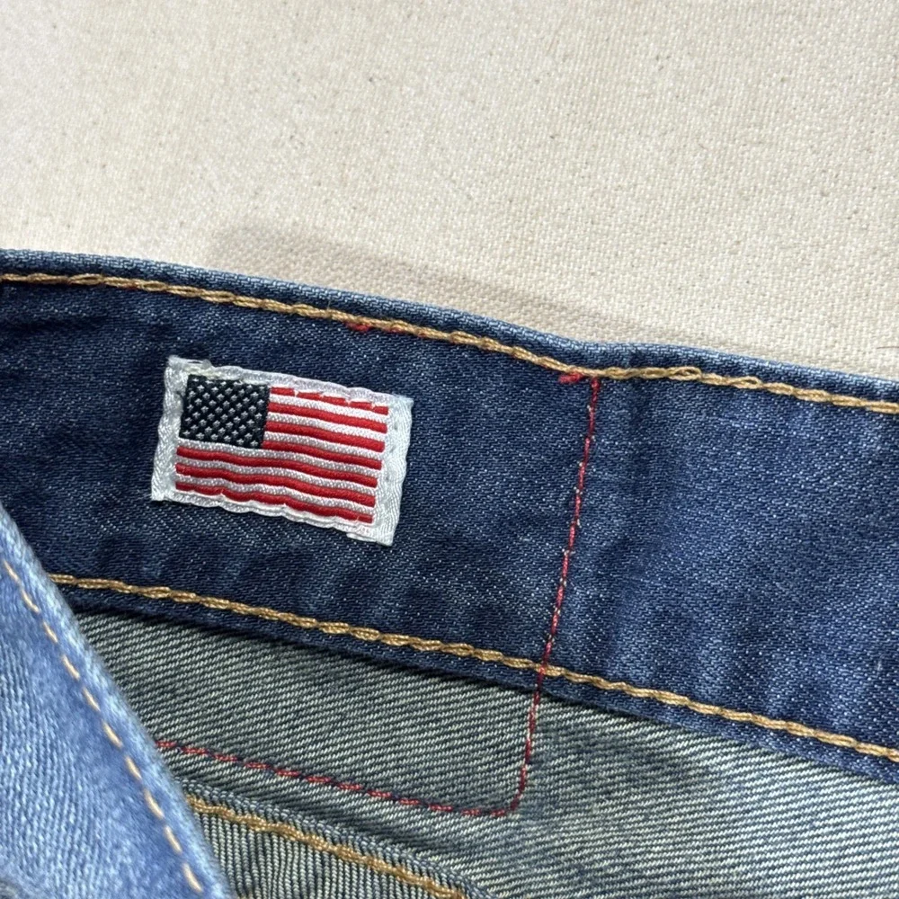 True Religion Men's Vintage Billy Jeans Size 34W 29L Denim Made In USA